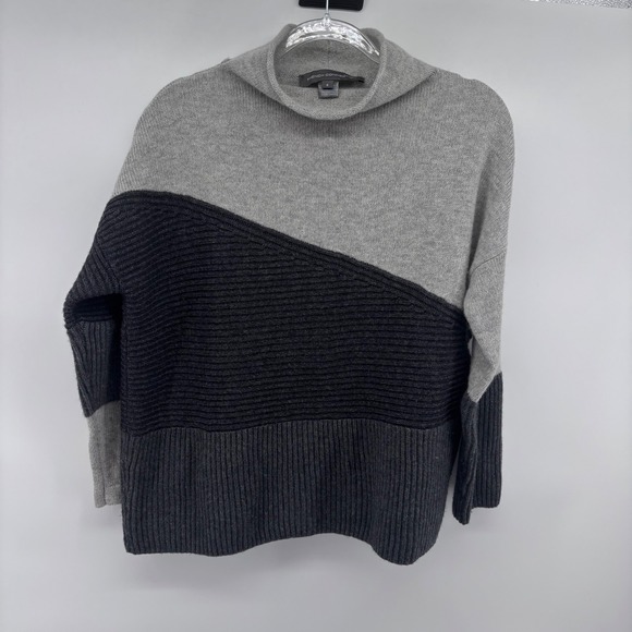 French Connection Sweaters - French Connection Color Block‎ Turtleneck Sweater, Women's Pullover, Size Small